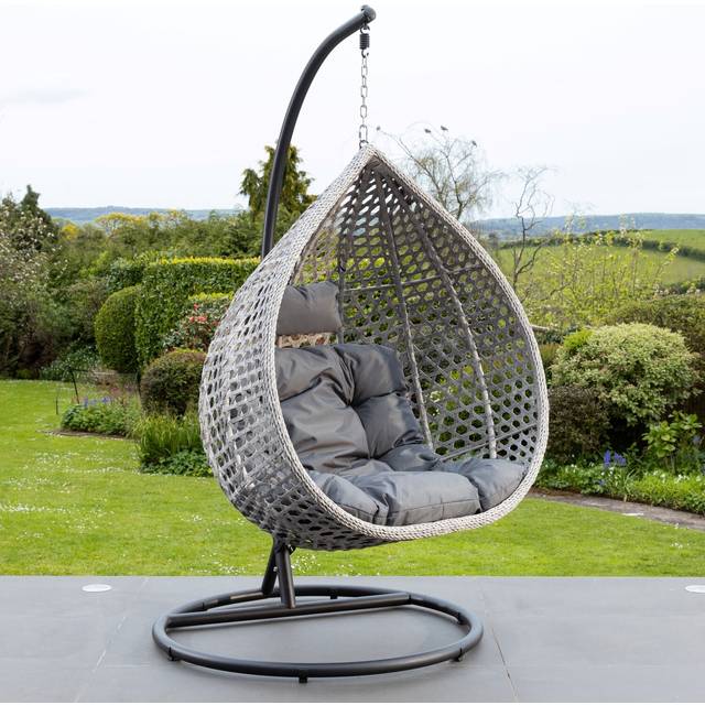 Artemis Home Oakley Dark Grey Swing Chair - 1 Seater