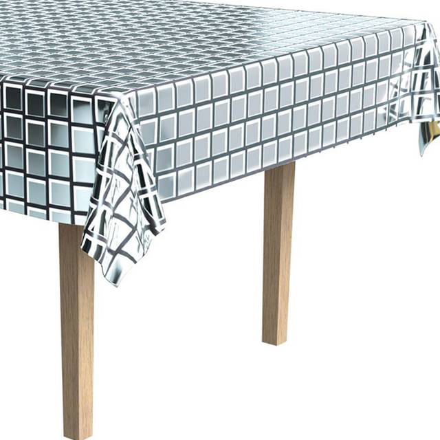 Disco Ball Metallic Table Cover by Windy City Novelties