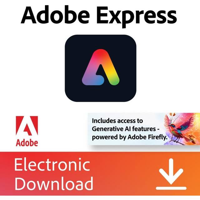 Adobe Creative Cloud Express - Subscription Licence (1 Year) - 1 User - Win, Mac