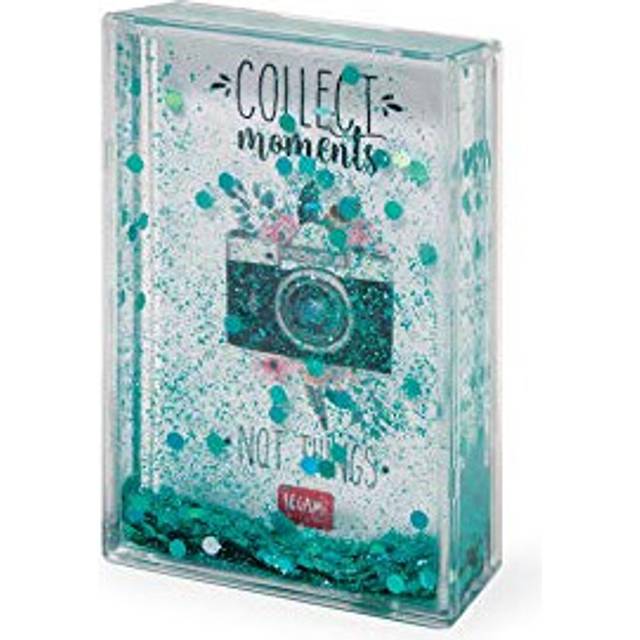 Photo Frame with Glitter-Mini, Blue