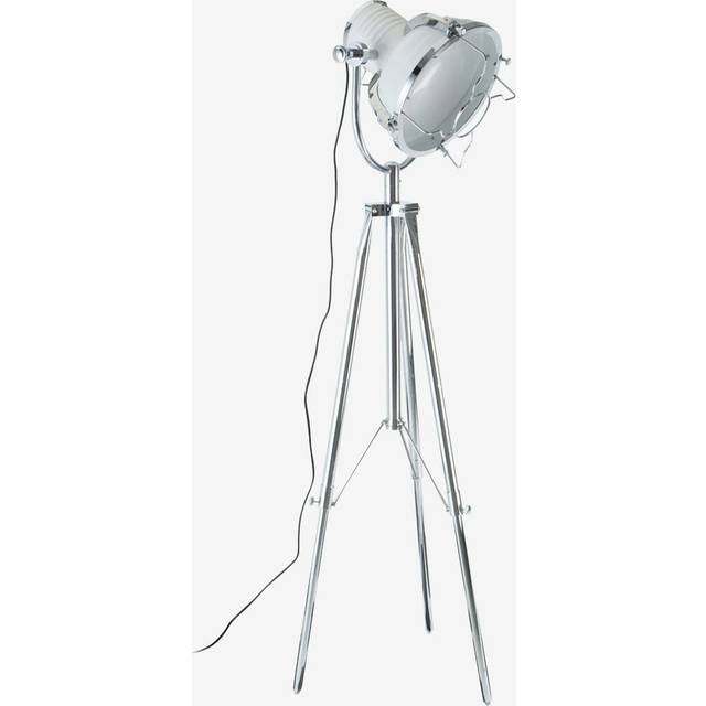 Industrial Revolution Tripod Floor Lamp - White - One Size