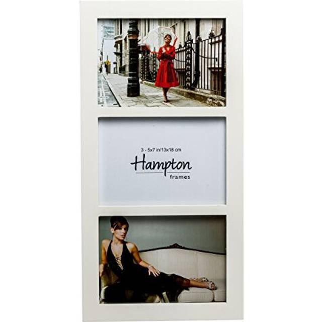 GALLERY Multi Aperture Three - 5x7 (13x18cm) White Picture Photo Frame Glass GAL375WH
