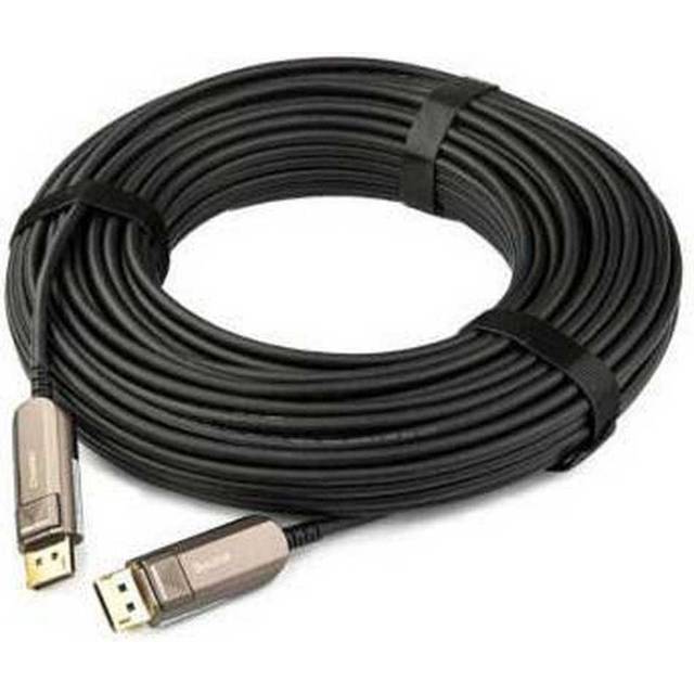 8k active optical cable displayport 1.4 lead plug to plug 15.2m cls-aocdp/uf-50