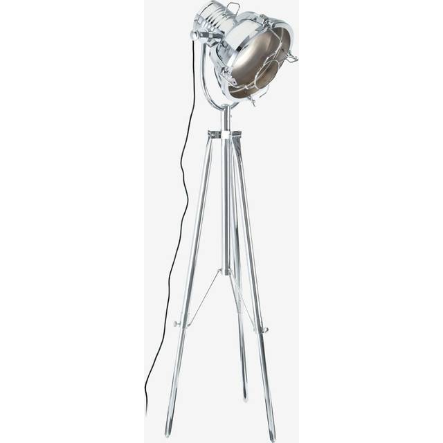 Industrial Revolution Tripod Floor Lamp - Silver - One Size