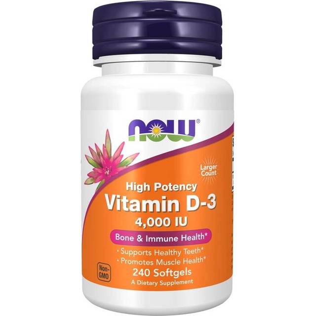 NOW Foods - Vitamin D3 4000 Iu (240 Sgels)