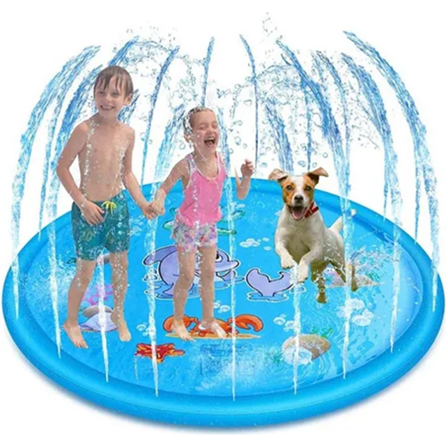 170cm Pet Sprinkler Pad Play Cooling Mat Paddling Pools