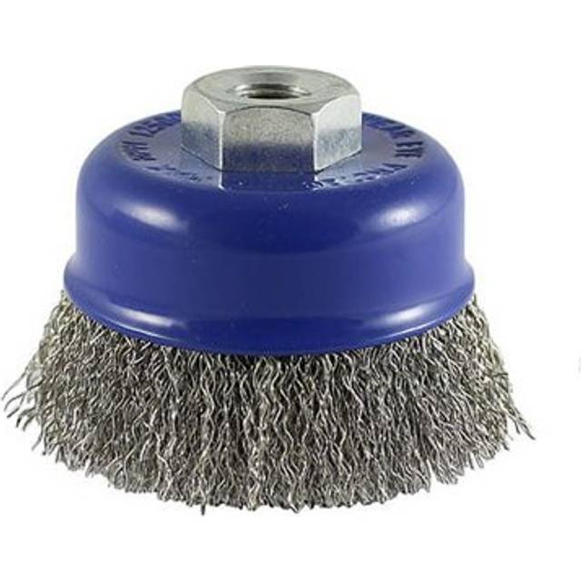 Addax - timco Angle Grinder Cup Brush Crimped Stainless Steel - 100mm
