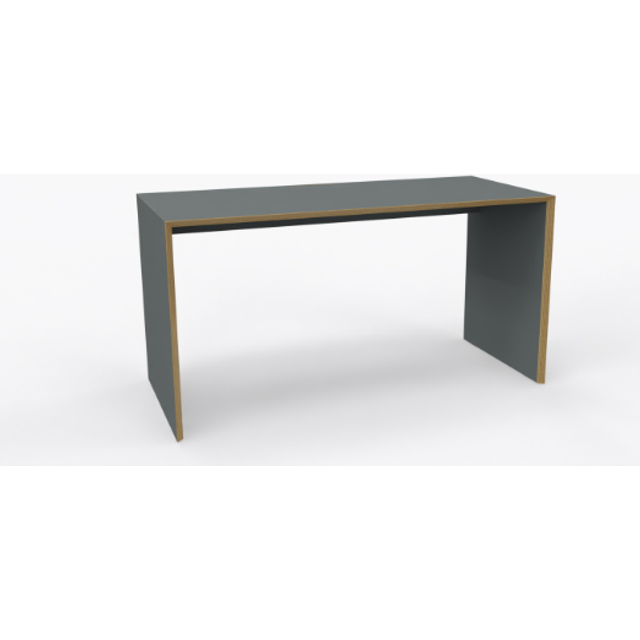 Müller Möbelwerkstätten - Bridge Desk - anthrazit/CPL-beschichtet/LxBxH 145x64x75cm/ohne Ablage - anthracite (75.0 x 145.0 x 64.0cm)