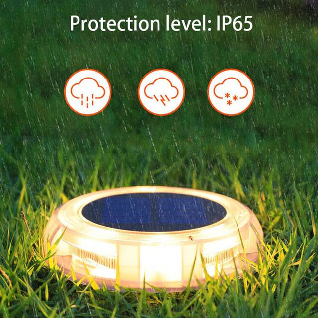 Solar Ground Lights Floor Decking Patio Outdoor Garden
