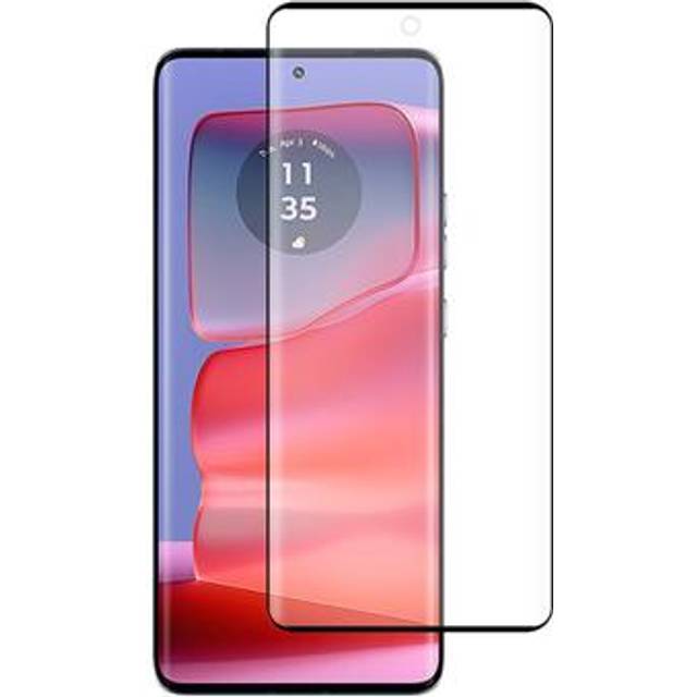 Motorola Edge 50 Pro/50 Ultra/50 Fusion Heltäckande Härdat Glas Skärmskydd - 9H - Svart Kant