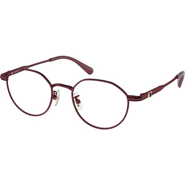 Coach HC5173TD Asian Fit Women's Glasses, Burgundy, Size 49 - Burgundy Satin (49)