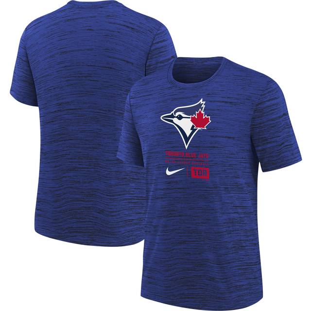 Toronto Blue Jays Large Logo Velocity T-Shirt - Blue -Youth