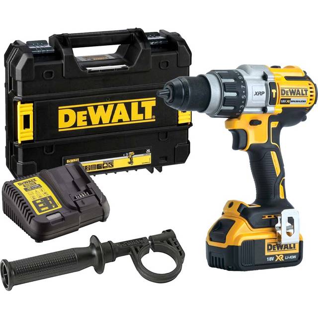 DCD996P1 Cordless 18V xr 3 Speed Brushless Combi Drill With 5Ah Battery, Charger and Carry Case - Dewalt