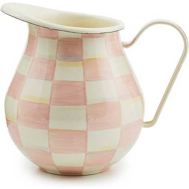 Mackenzie-Childs Rosy Check Pitcher