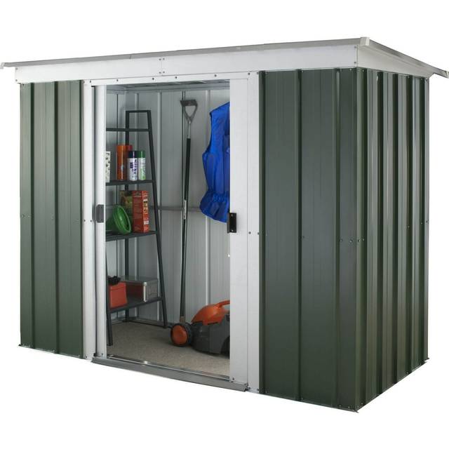 6' x 4' Yardmaster Emerald Pent Metal Shed (1.98m x 1.19m)
