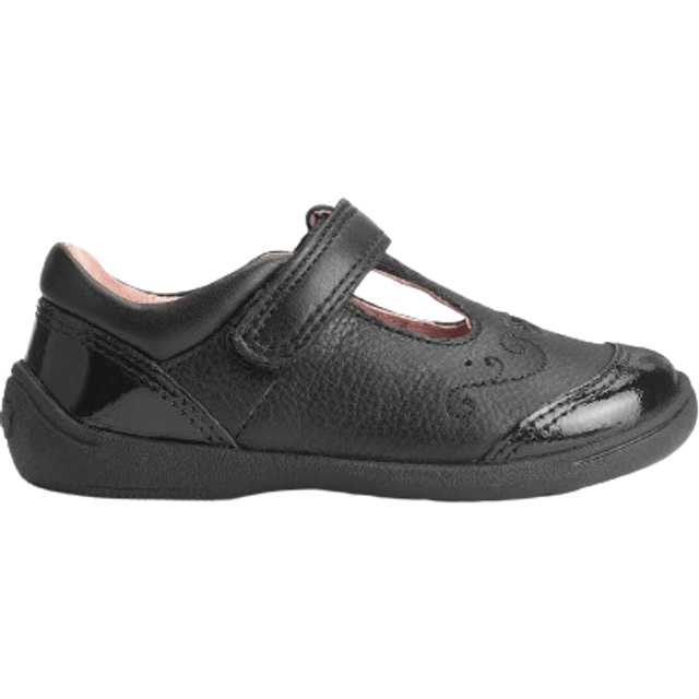 Start-Rite Dazzle Girls Infant School Shoes Colour: Black Leather/Patent, Size: 7.5, Fit: G