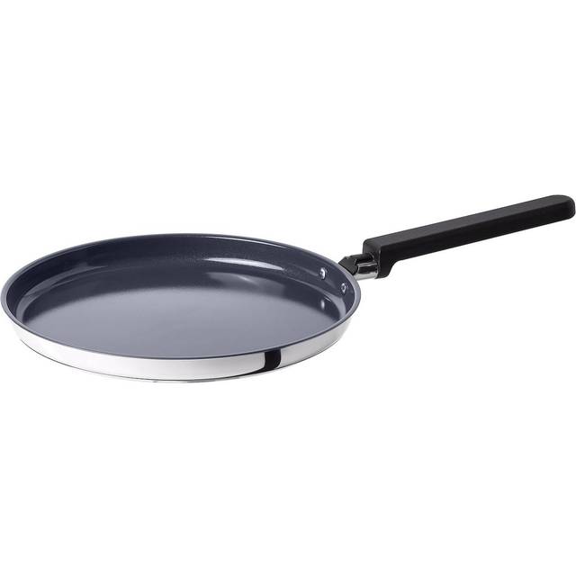 MIDDAGSMAT crêpe-/pannkakspanna, non-stick beläggning/rostfritt stål, 24 cm