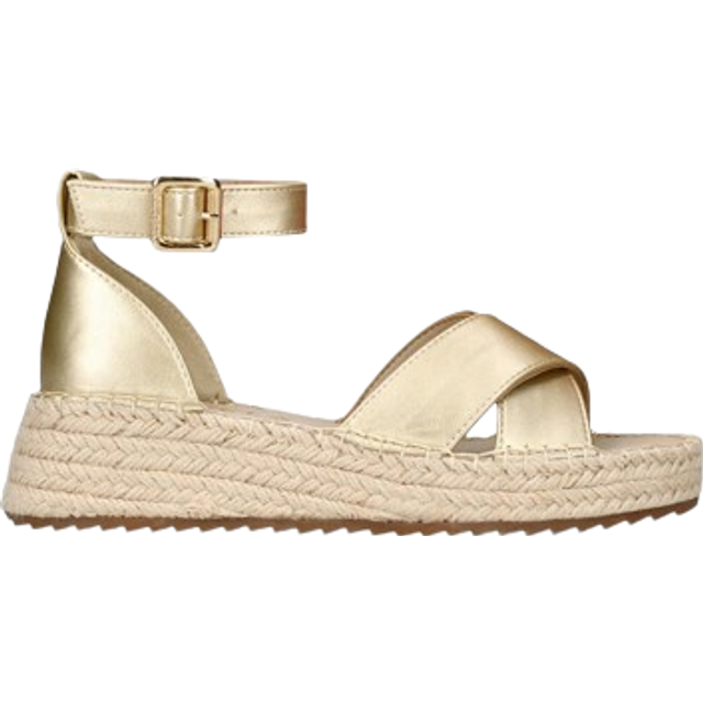 Carvela Womens Catch Wedged Sandal - Gold - Size UK 3