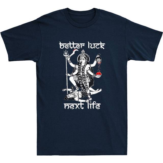 Better luck next life horror gothic graphic vintage men's short sleeve t-shirt