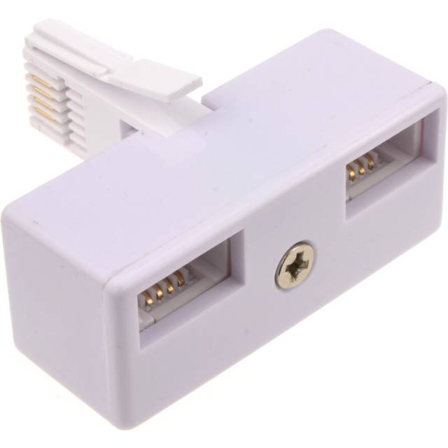 kenable BT Telephone Splitter 2 way Sockets 1 x Socket to 2 BT Phone Lines 431A