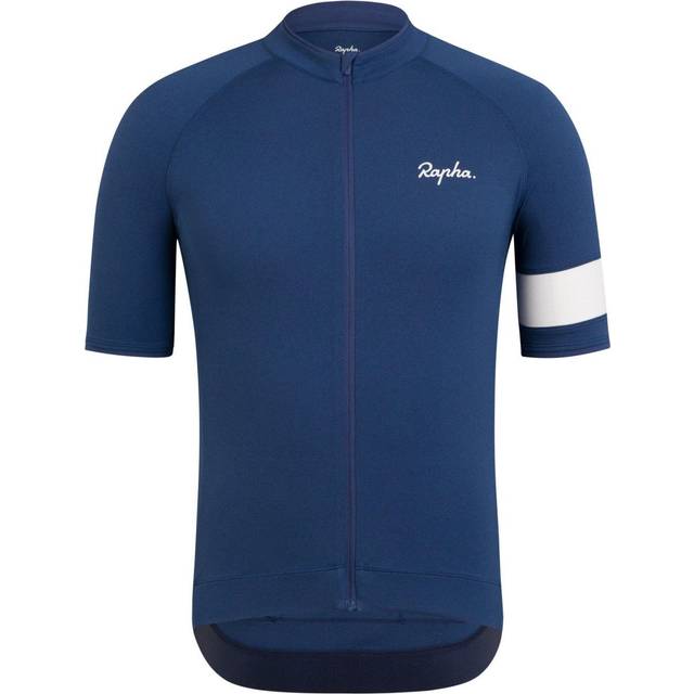 Rapha Men's Core Cykeltröja Navy Marl, Str. M - Marinblå (M)