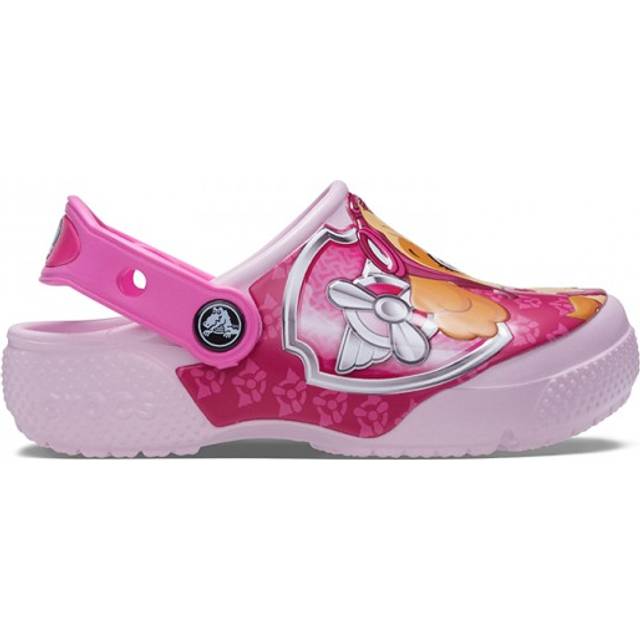 Crocs Pojkar, unisex barn, FL Paw Patrol Patch Clog T, träsko (småbarn), Ballerina rosa, 19/20 EU