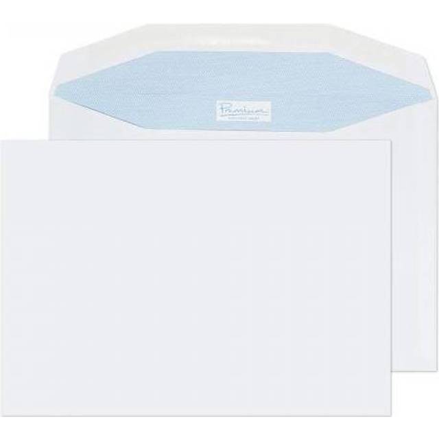 PREMIUM Premium Envelopes C5+ 235 (W) x 162 (H) mm Gummed White 90 gsm Pack of 500