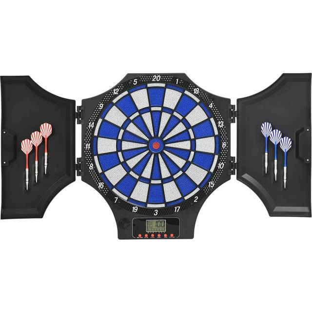 SPORTNOW Electronic Dartboard Set with Cabinet - 31 Games - for 8 Players | TJ Hughes