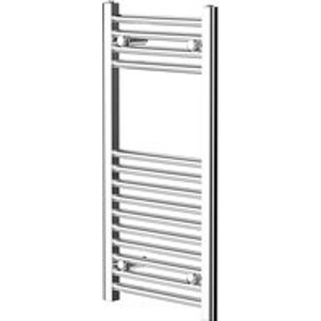 Wholesale Domestic Pizarro Straight Heated Towel Rail | Chrome | Metal | 800mm x 400mm