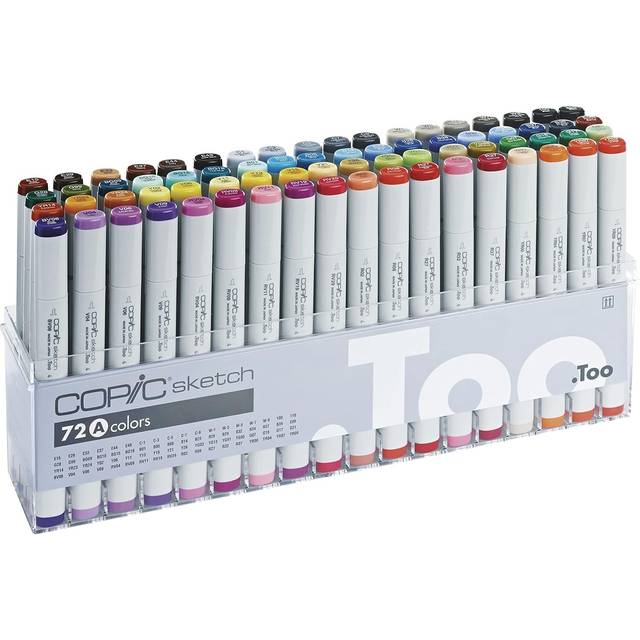 Copic Sketch Markers Set A Set of 72