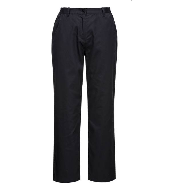 Portwest Rachel Women&apos;s Chefs Trouser C071 Black L Colour: Black,
