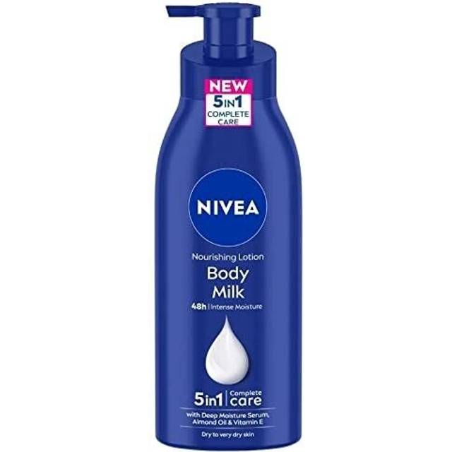 Nivea Nourishing Body Milk 400ml With 2X Almond Oil, 48H Moisturization For Very Dry Skin, Smooth & Healthy Skin Lotion
