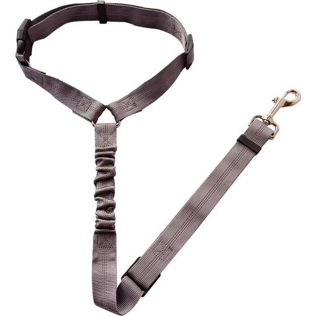 (StyleC, StyleGray) Car Dog Safety Belt Seat Safety Rope Elastic Traction Rope Buffer Traction Belt