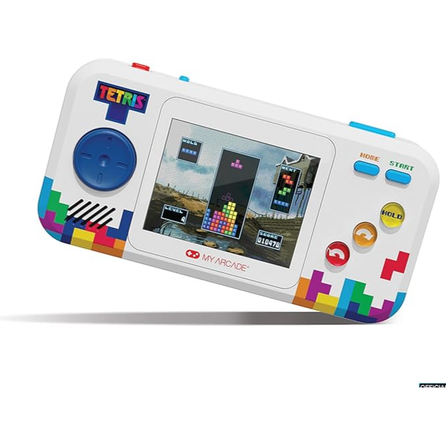 My Arcade Tetris Pocket Player Portable video game display Pro system, 2.75-inch full-color