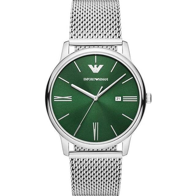 Emporio Armani AR11578 Minimalist Green Dial Men's Watch
