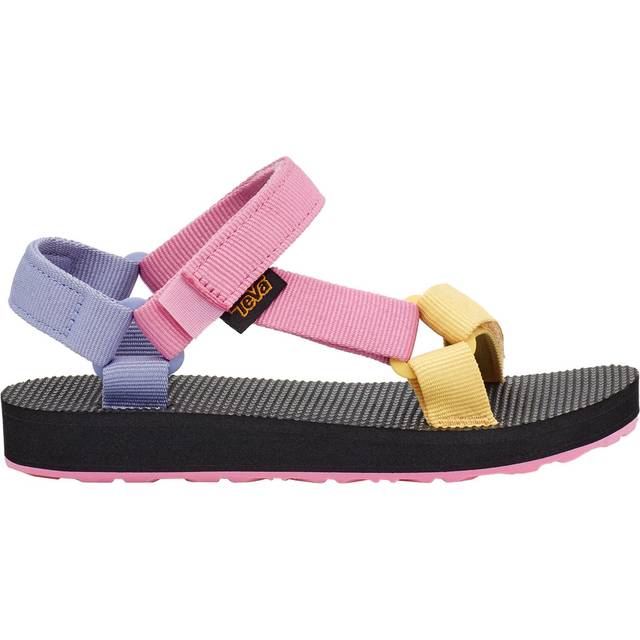 (12K UK, Rosebloom) Teva Kids Original Universal Adjustable Summer Outdoor Flip Flops Sandals