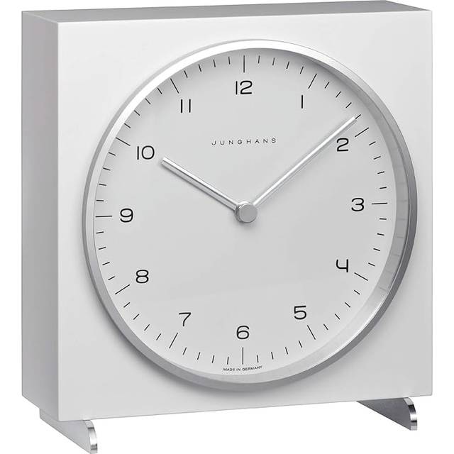 Junghans Watch Table Clock Max Bill RC - White
