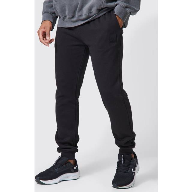 Man Active Gym Pocket Detail Regular Fit Joggers - Black - S