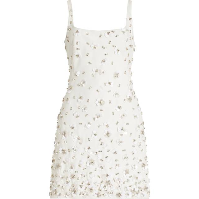 Ziva Sequin & Rhinestone Mini Dress - IVORY - 0