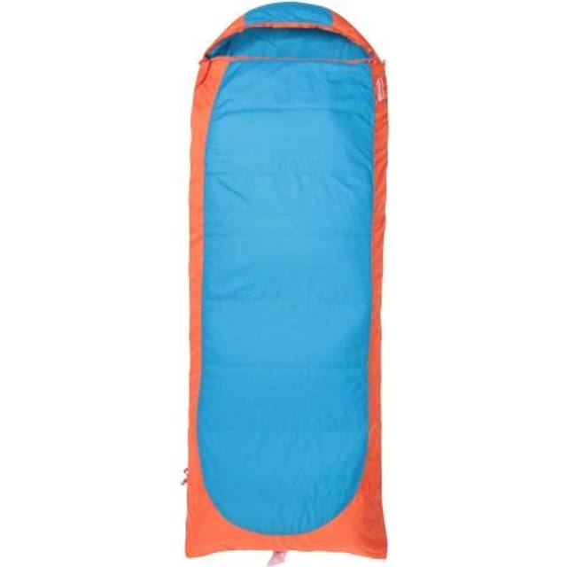 (200cm, Orange/Blue) Mountain Warehouse Microlite 500 Mid Season Square Right Zip Sleeping Bag