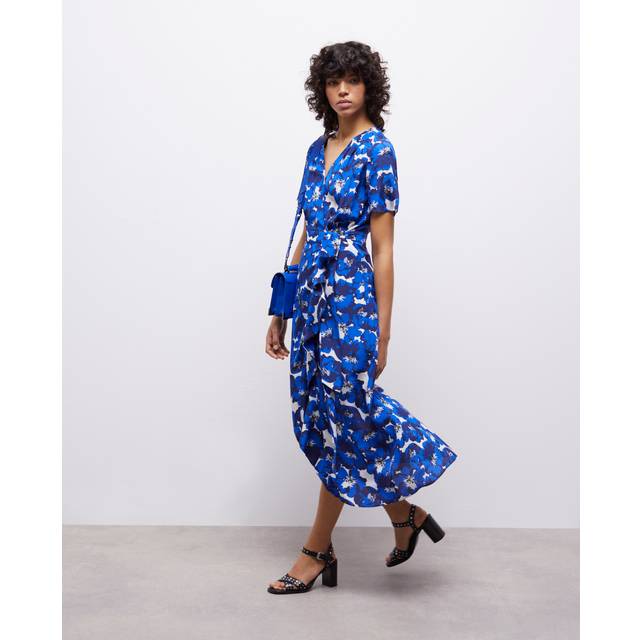 The Kooples Summer Party Silk Wrap Dress