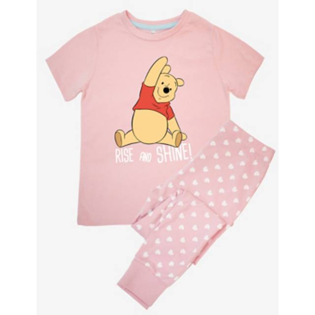 Disney - Rise And Shine Kids Baby Hearts Pyjamas - Pink - Age 4 - 5 Years