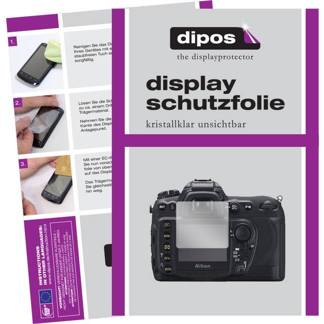6x screen protector for nikon d200 protection crystal clear dipos