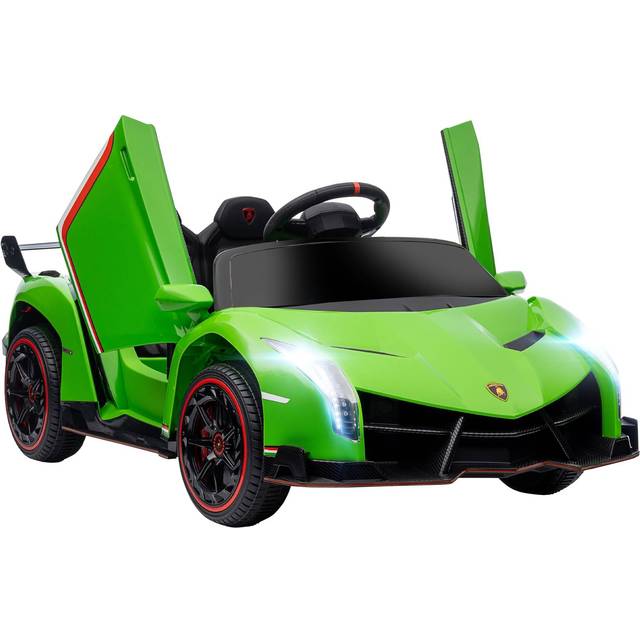 HOMCOM Lamborghini Veneno Licensed Electric Ride-on Car w/ Remote- Green | TJ Hughes Pink