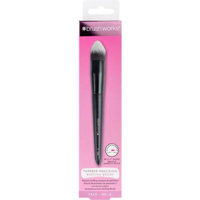 Brushworks Tapered Precision Buffing Brush Foundation-borste typ NO. 4 1 st.