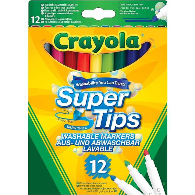 Crayola Super Fibre Tip Washable Marker Pens Pens
