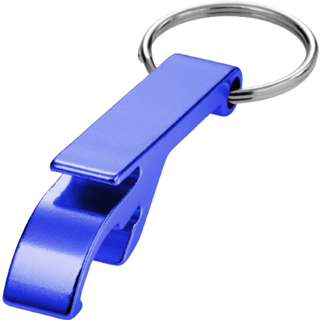(5.5 x 1 x 1.5 cm, Blue) Bullet Tao Alu Bottle And Can Opener Key Chain
