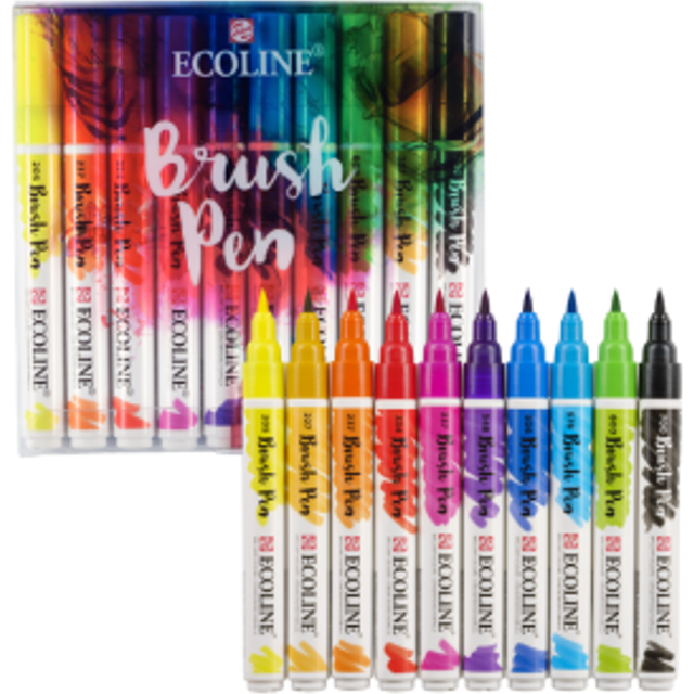 Ecoline Brush pen Set 10