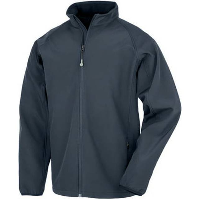 (7-8 Years, Navy) Result Genuine Recycled Childrens/Kids Double Layered Printable Soft Shell Jacket