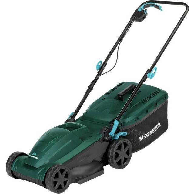 McGregor 34cm Corded Rotary Lawnmower - 1400W